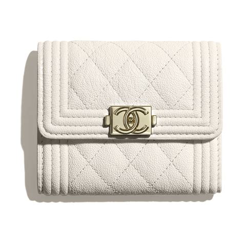 white chanel wallet|chanel small flap wallet white.